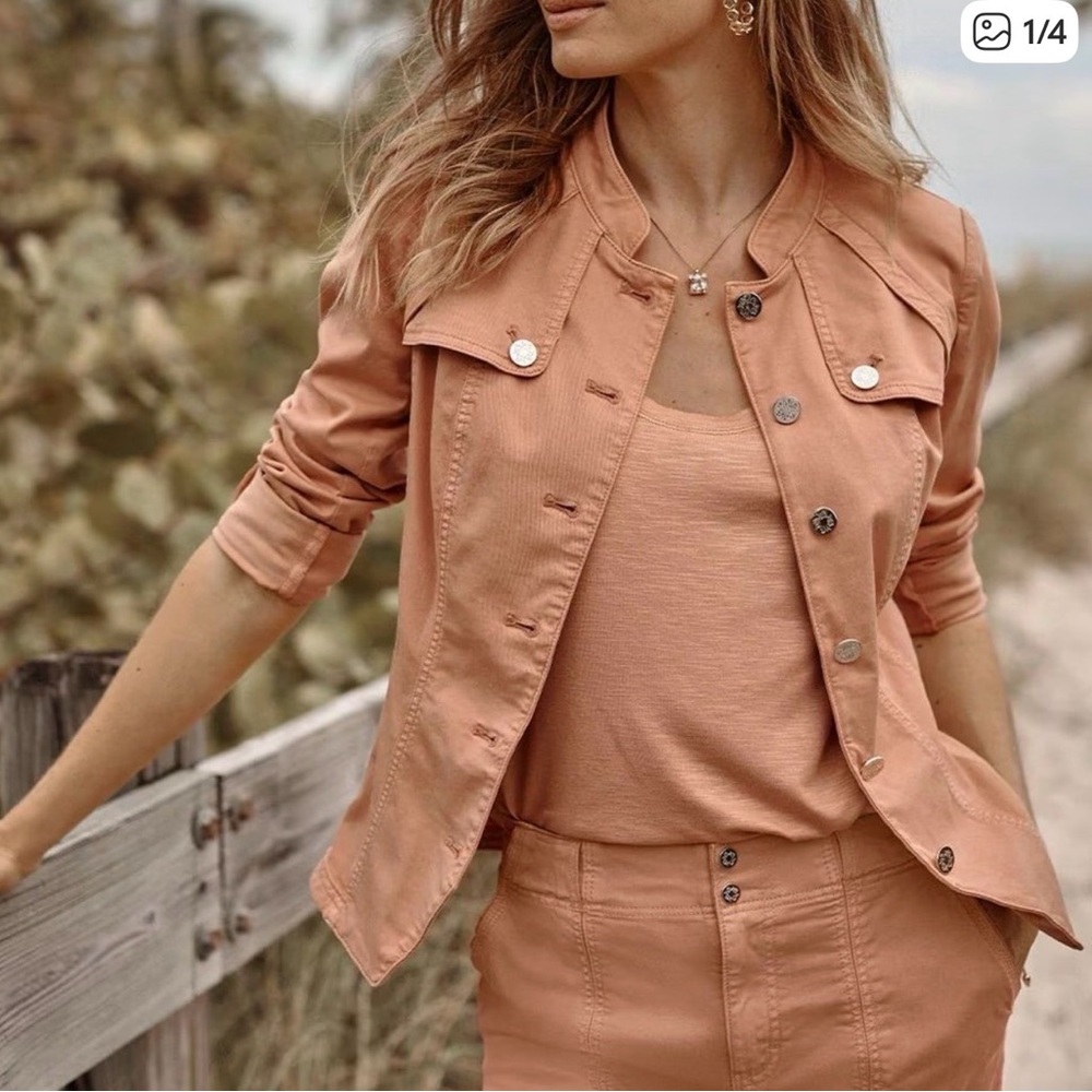 White House Black Market Peach Jacket